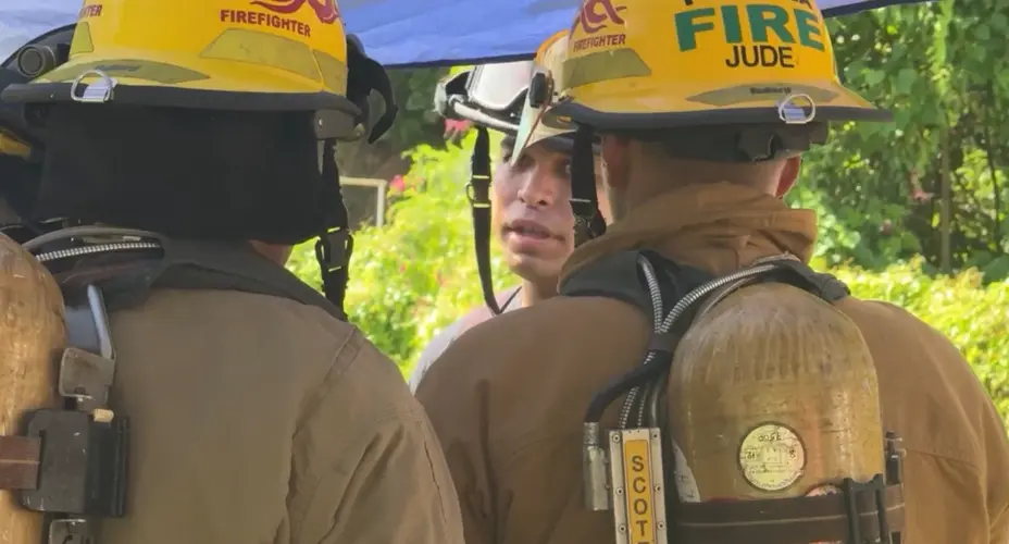 Firefighter recruits putting training to the test