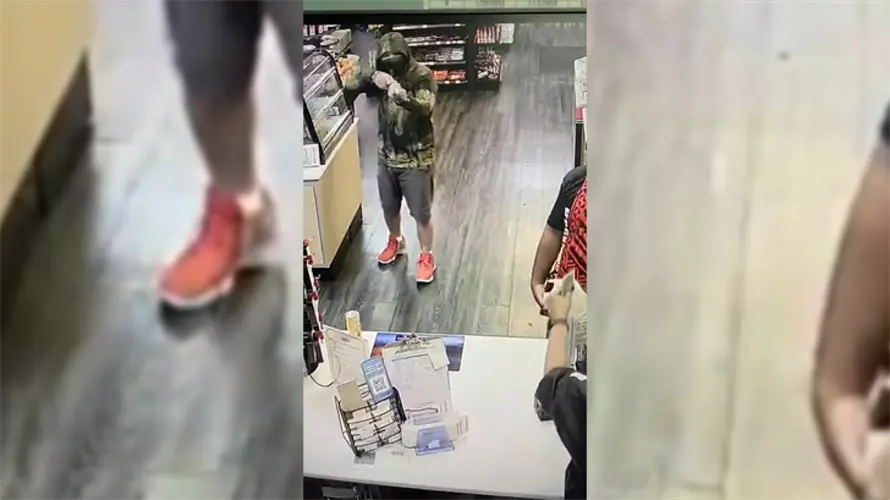 Armed robbery at Dededo Shell Gas Station, police looking for suspect