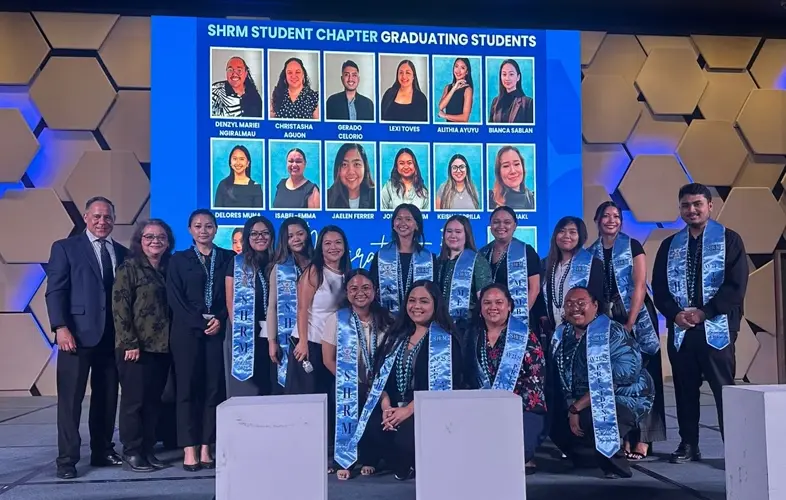 University of Guam Society for Human Resources Management student chapter receives Superior Merit Award