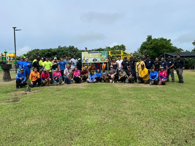 Arbor Day celebrated with tree planting in Inalahan