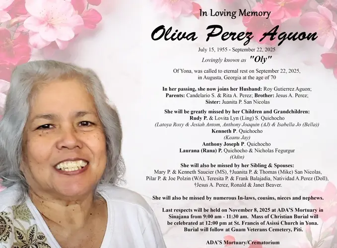 Olivia Perez Aguon