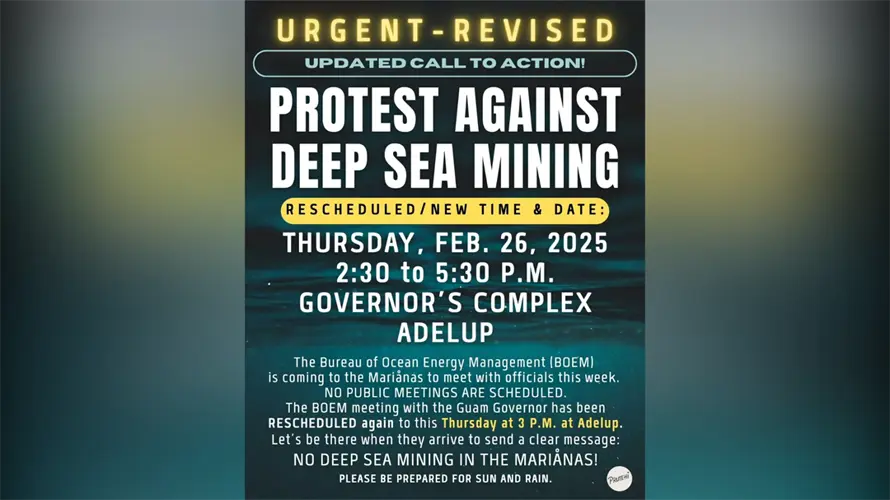 Deep sea mining protest to coincide with governor's meeting with BOEM