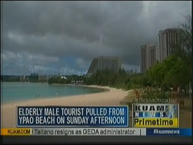 Elderly male tourist pulled from Ypao Beach