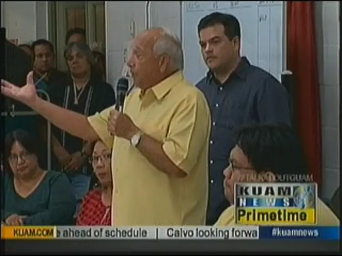 Gutierrez tells supporters he intends another run for Adelup