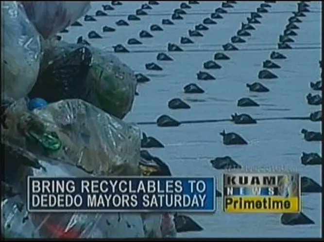 Bring recyclables to Dededo Mayor's Office on Saturday