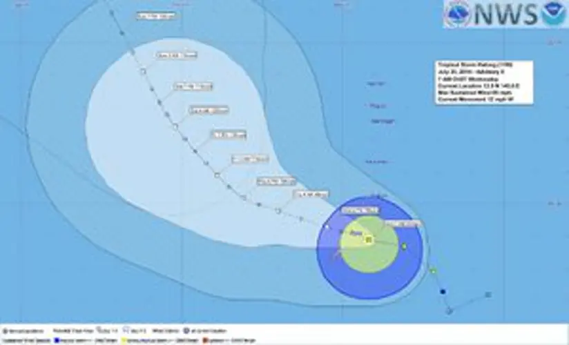 Halong packs 65 MPH winds