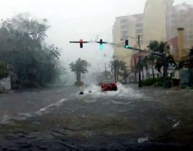Severe flooding keeps some residents stranded at home