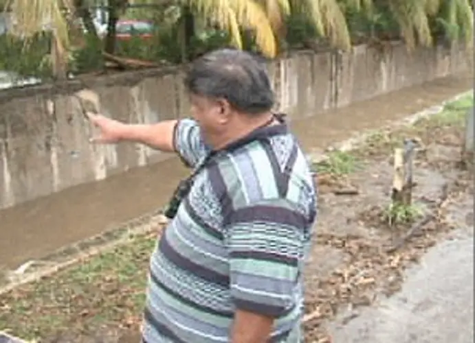 Power outages, flooding reported down south