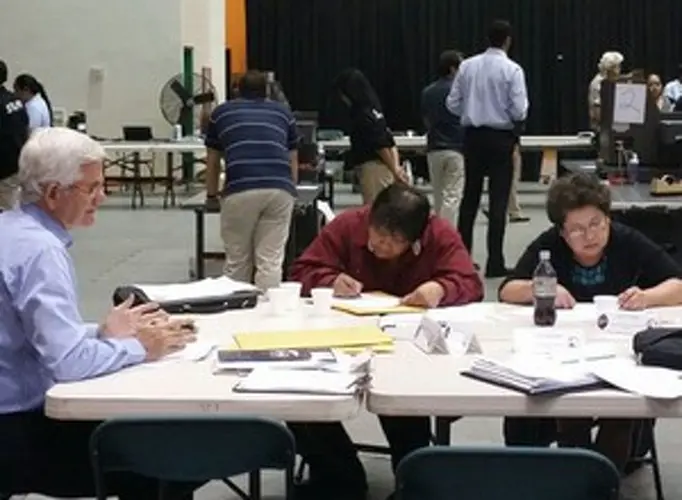 All precincts accounted for, voter turnout less than half
