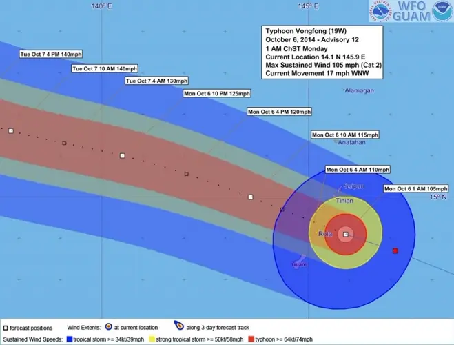 Flash flood warning issued for northern Guam