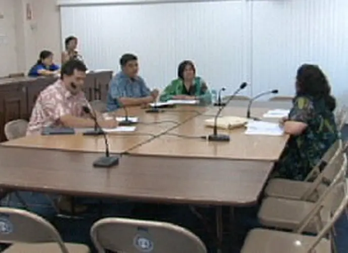 GEC's Pangelinan briefs senators on election work