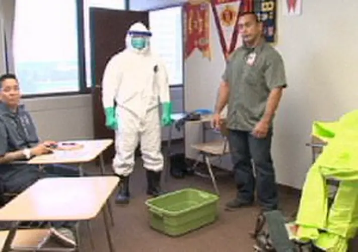 First responders trained to handle Ebola