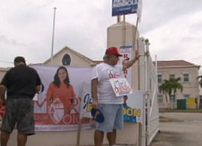 Many central island voters cast ballots for the first time