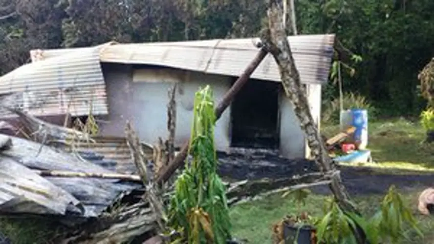 Dededo home destroyed in fire