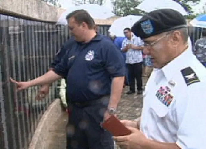 Rededication for Asan Bay Overlook Memorial Wall