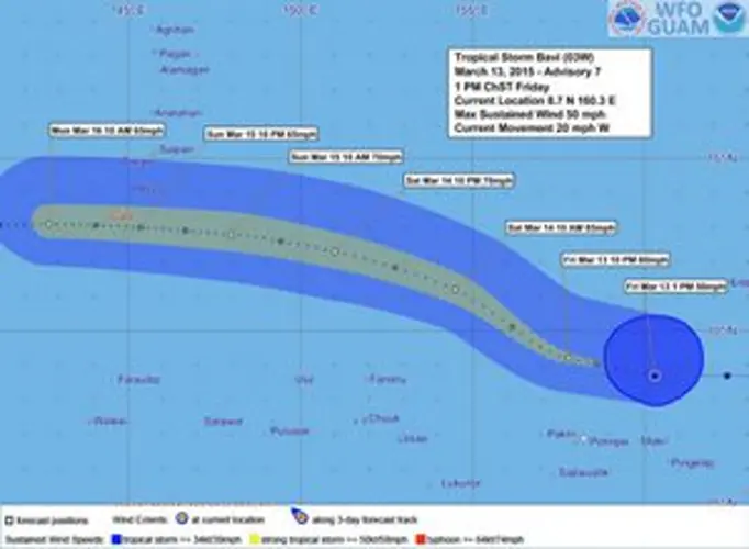Guam declared in Condition of Readiness 3