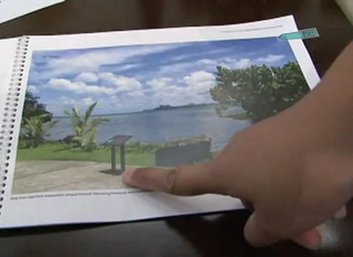 Great Seal of Guam Park being renovated