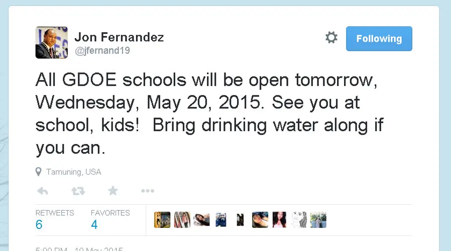 All DOE schools will be open on Wednesday