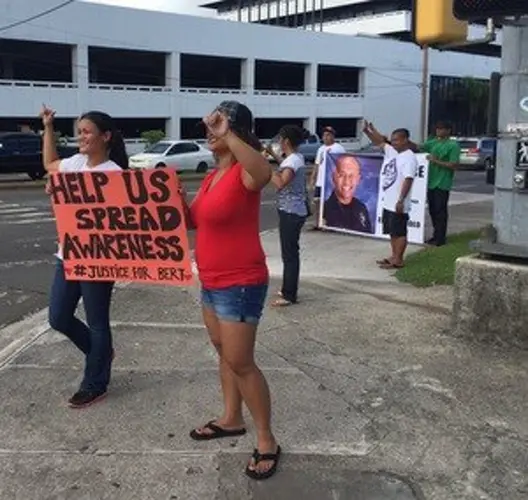 Justice for Bert: peaceful rally held for slain cop