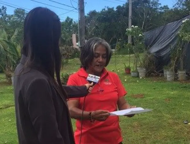 Community helps family displaced by typhoon