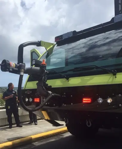 Meet the airport's newest firefighting weapon