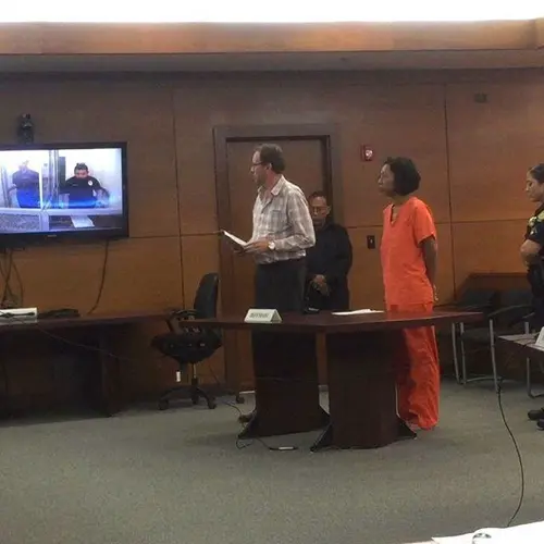 Former senatorial candidate in court along with bartender