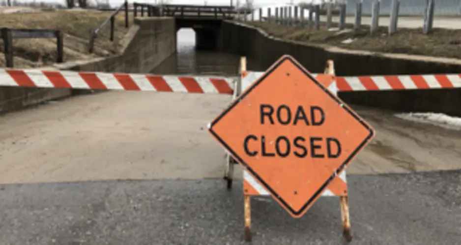 Madison County road closures and damaged roads as of 11 AM