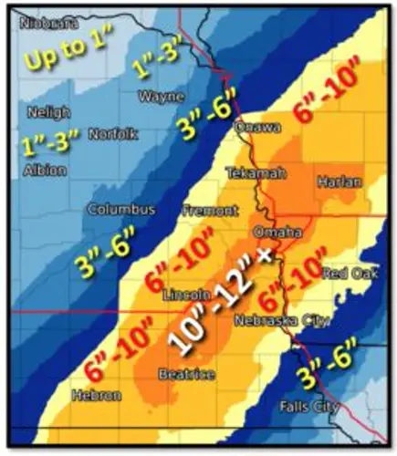 National Weather Service Increases Snow Totals in Forecast