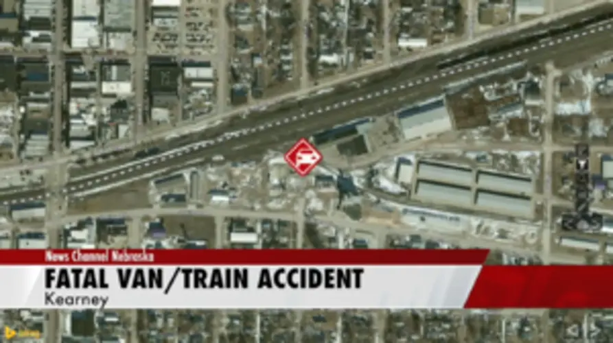 Kearney police: Man died when train struck van