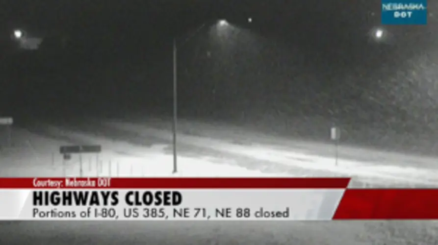 The massive storm is closing down highways and parts of I-80