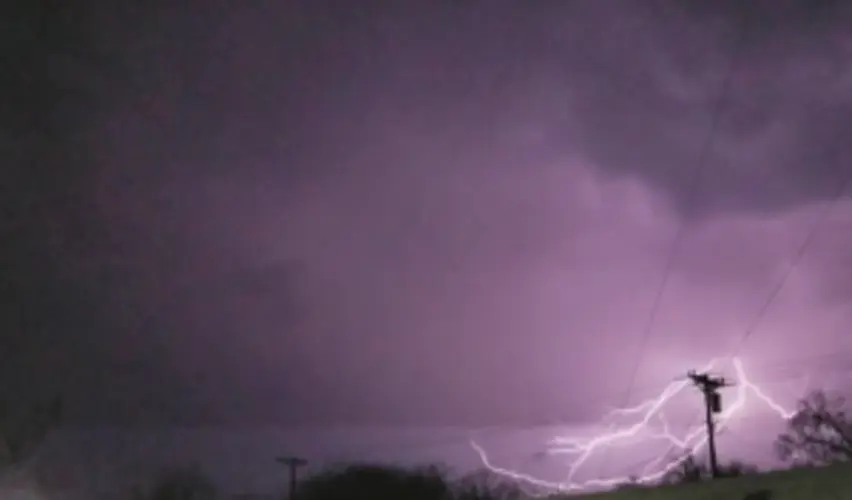 Southeast Nebraska Thunderstorms Pack Hail