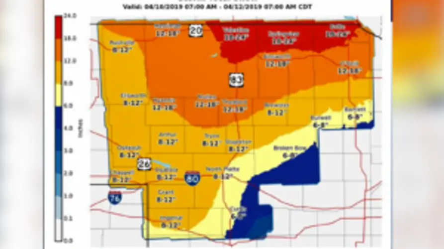 The forecast worsens to a Blizzard Warning