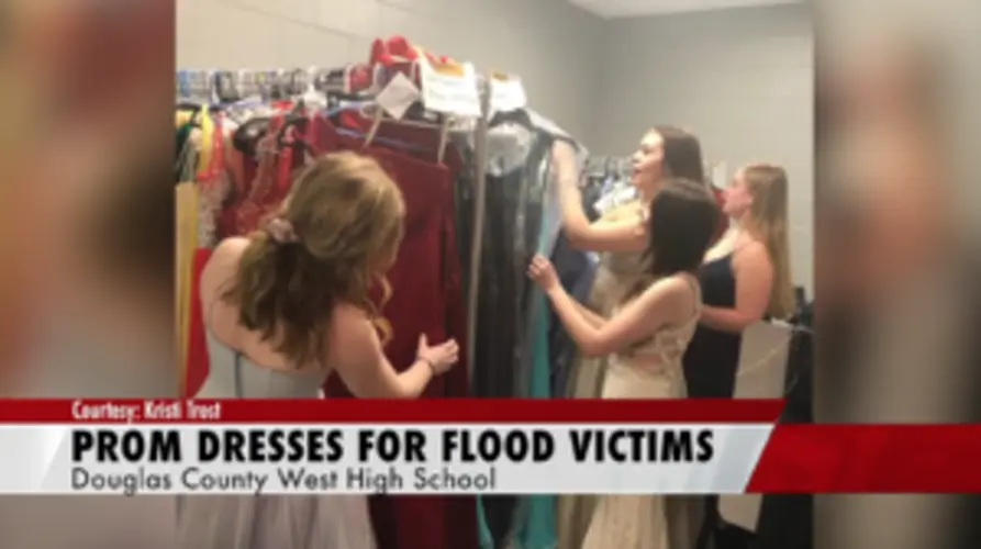 Donated dresses make this year's prom a reality for this high school