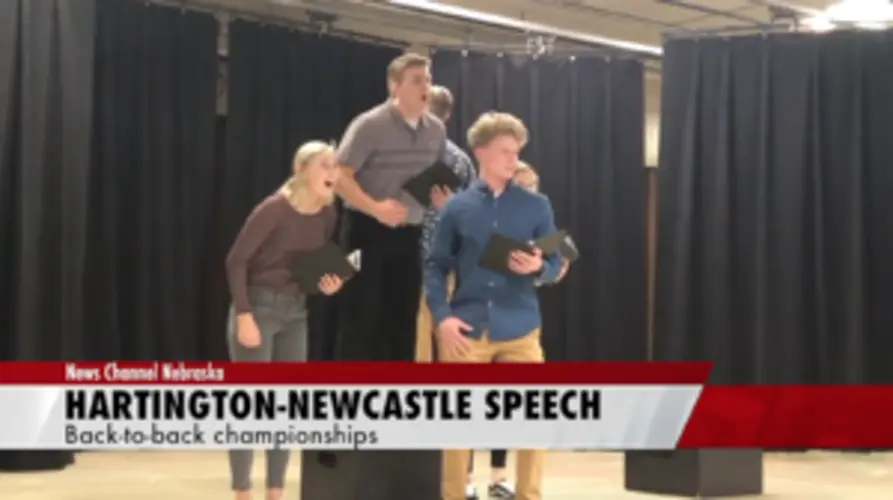Hartington-Newcastle celebrates speech championship