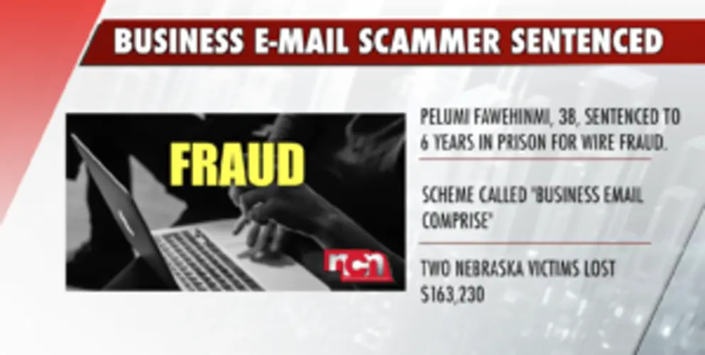 Nigerian business e-mail scammer sentenced for fraud