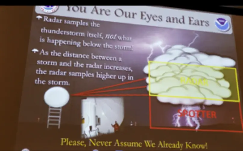 Weather Spotter Training Held, for Three SE Nebraska Counties