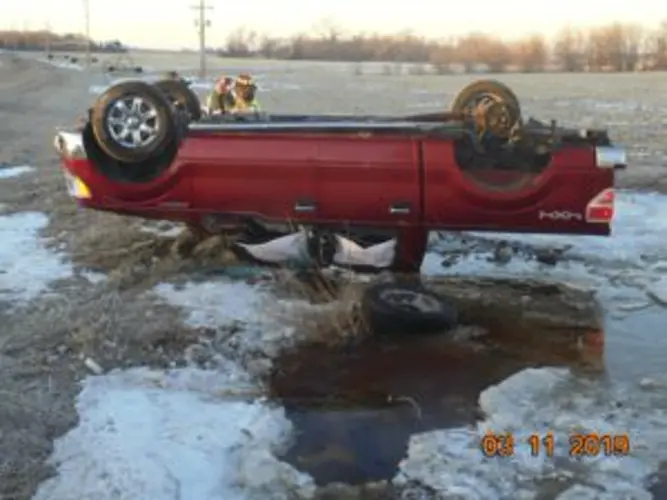 Pickups Collide Near Pickrell