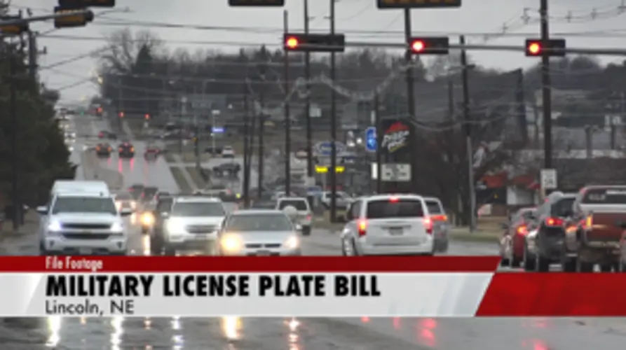 Nebraska advances bill to create military license plates