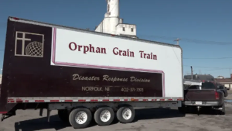 Flood Disaster Hits Home for Orphan Grain Train