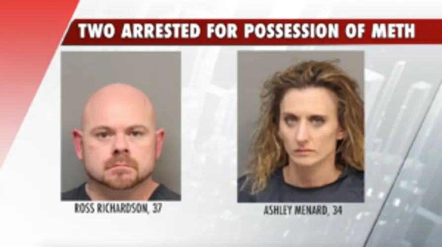 Traffic stop leads to arrests, half pound of meth