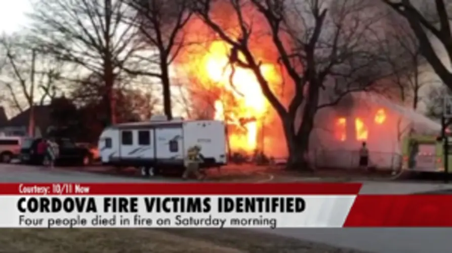 Cordova fire victims identified