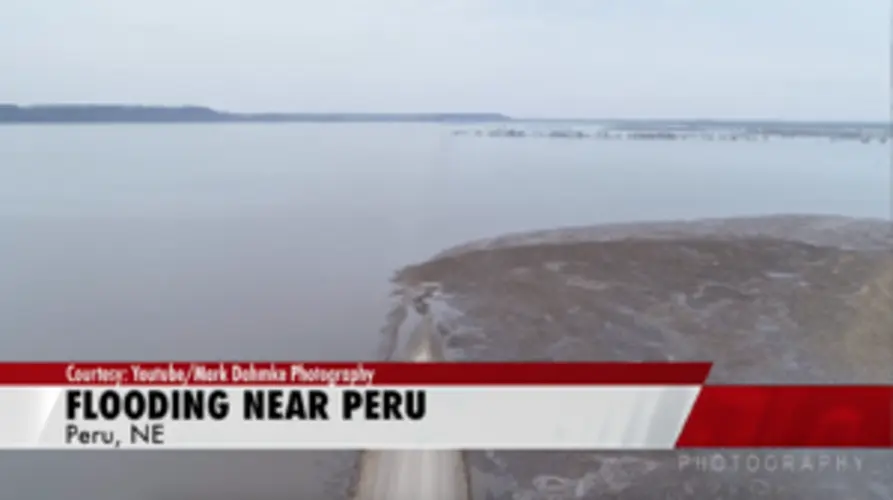 Drone video shows widespread flooding near Peru