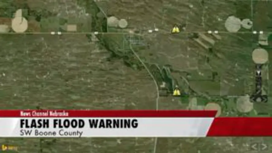 Ericson Dam in Boone County close to flooding