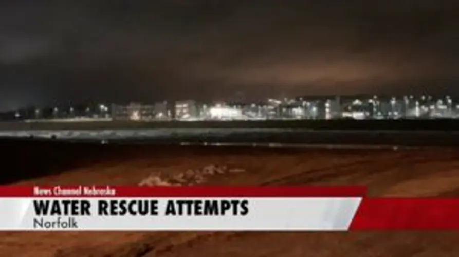 One person missing after falling into flood control