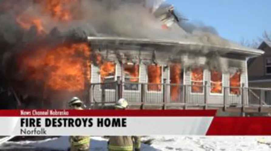 Fire destroys Norfolk home