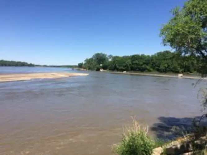 Rescue Teams Searching For Possible Drowning Victim At Tailrace Park