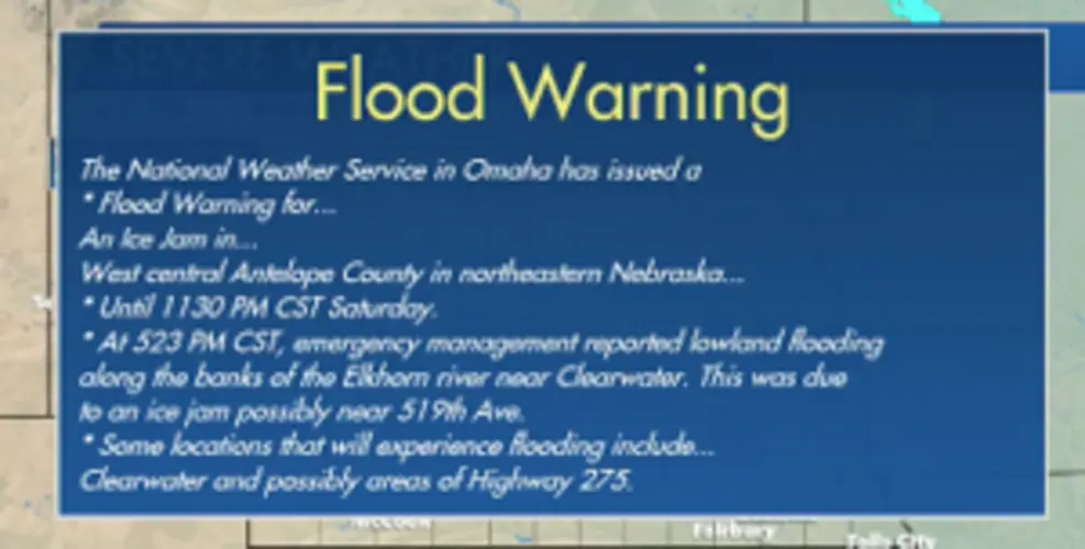 Flooding In Antelope County, Near Clearwater