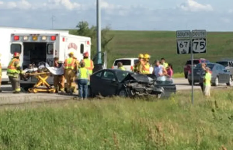 Flood Saturates Highway 75 With Traffic, One Injured At Brock Corner