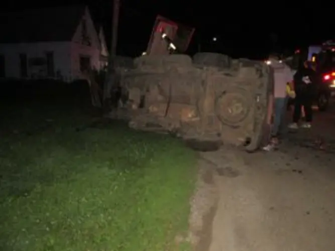 Sheriff's Deputies Investigate Blue Springs Rollover