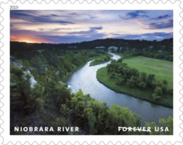 Stamp featuring Niobrara River goes on sale today